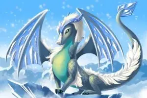 Drachen der Elemente - Memo Spiel - Eis Drache Drachen der Elemente - Eis Drache