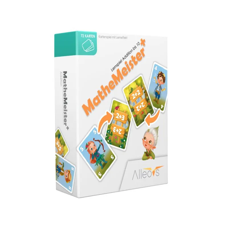 Verpackung Mathemeister Plus Lernspiel Addition vorne Mathemeister Lernspiel Addition